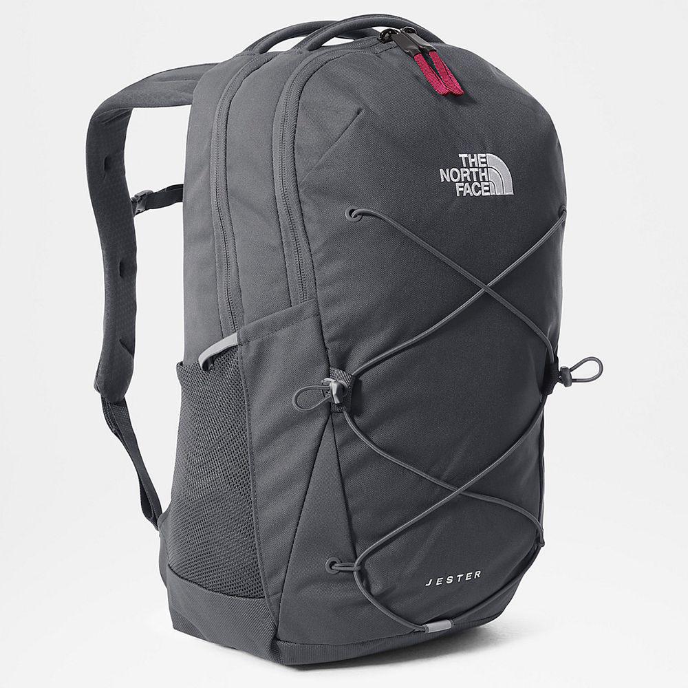 The North Face Jester Γυναικεια Σακιδιο Πλατησ - Γκρι / Ροζ (LVFT32671)